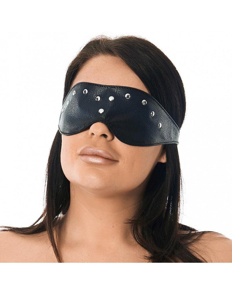 Rimba - Blinddoek Leer Gedecoreerd Met siernieten