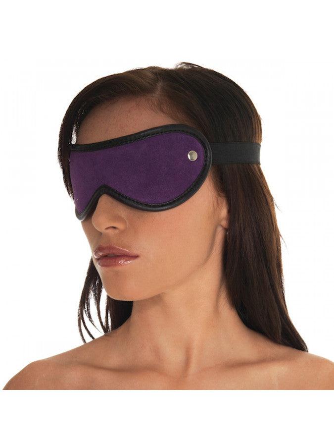 Rimba - Blinddoek - Oogmasker - Leer - Paars - One Size