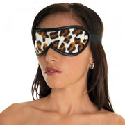 Rimba - Blinddoek - Oogmasker - Leer - Panter Print - One Size