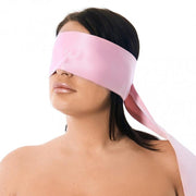 Rimba - Blinddoek - Ook Voor Bondage - Roze - Nylon - Lengte 150 cm - Breedte 10 cm