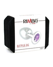 Rimba - Buttplug Groot Met Paars Kristal