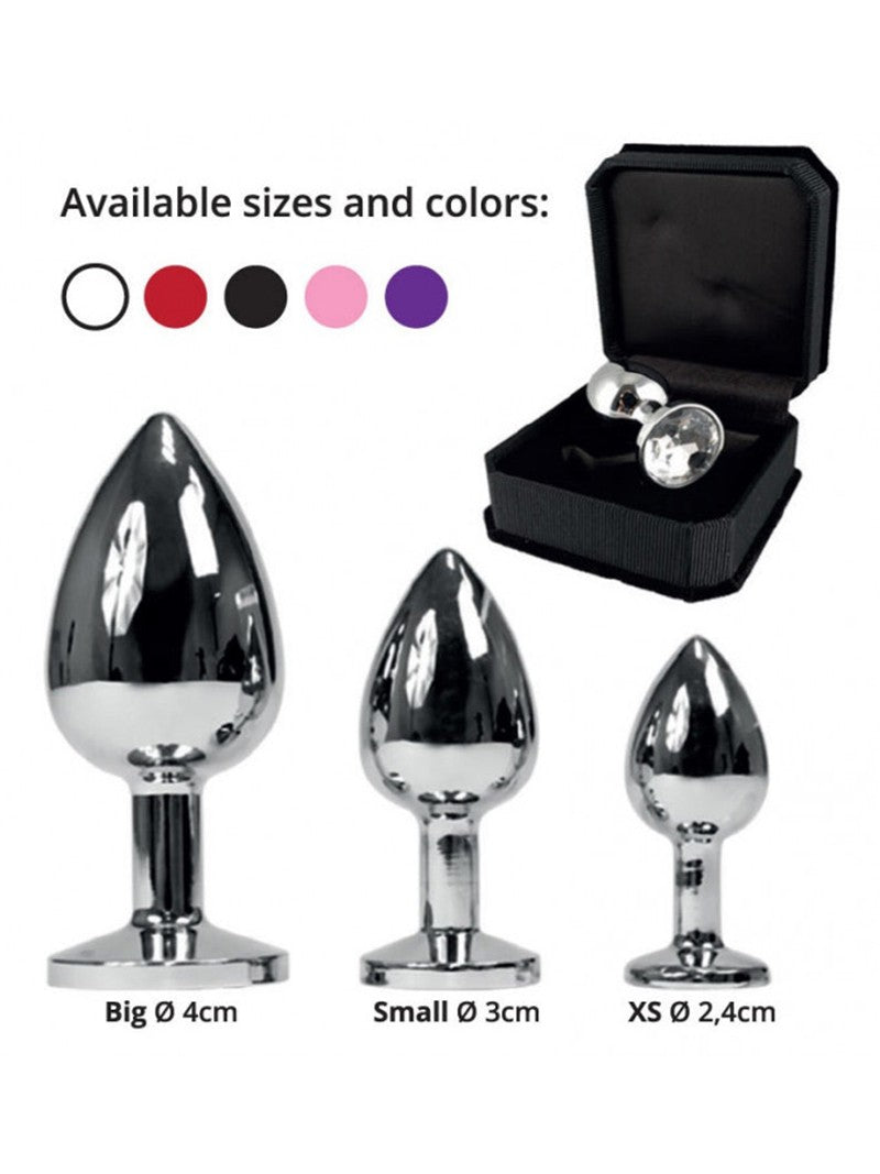 Rimba - Buttplug Groot Met Paars Kristal