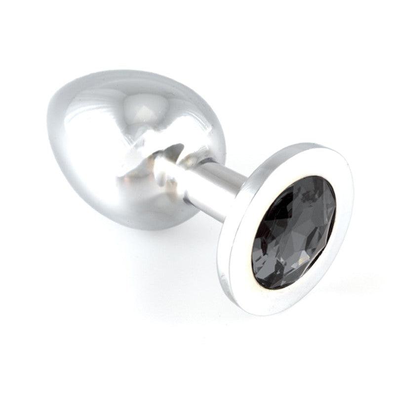 Rimba - Buttplug Groot Met Zwart Kristal