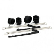 Rimba - Dubbele Spreader bar Met Zachte Boeien - Zwart