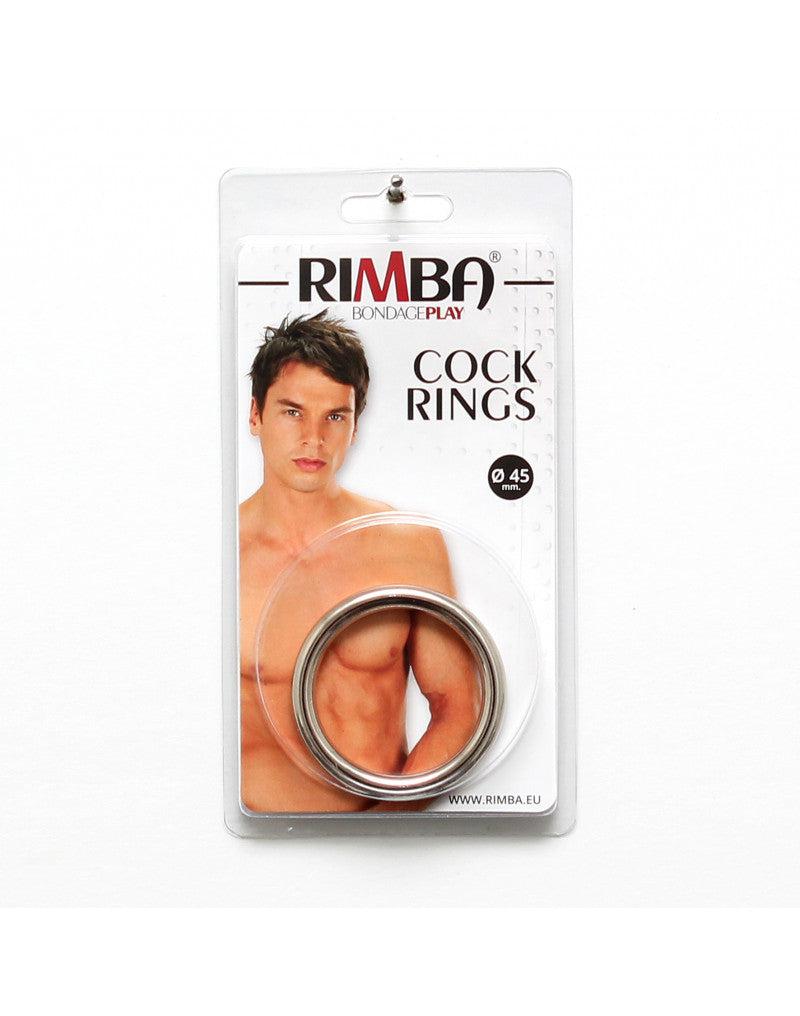 Rimba - Gegoten RVS Cockring - Dikte 8 mm