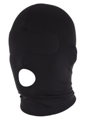 Rimba - Hood - Hoofdmasker Uit Elastische Stof Met Open Mond - Zwart