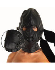 Rimba - Leren Masker Met afneembare gag En oogdelen