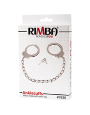 Rimba - Metalen Politie Voetboeien Met Ketting - Heavy Duty Cuffs - Stalen Voetboeien