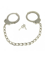 Rimba - Metalen Politie Voetboeien Met Ketting - Heavy Duty Cuffs - Stalen Voetboeien