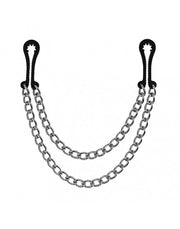 Rimba - Tepelklemmen - Plastic Getand - Met dubbele Ketting