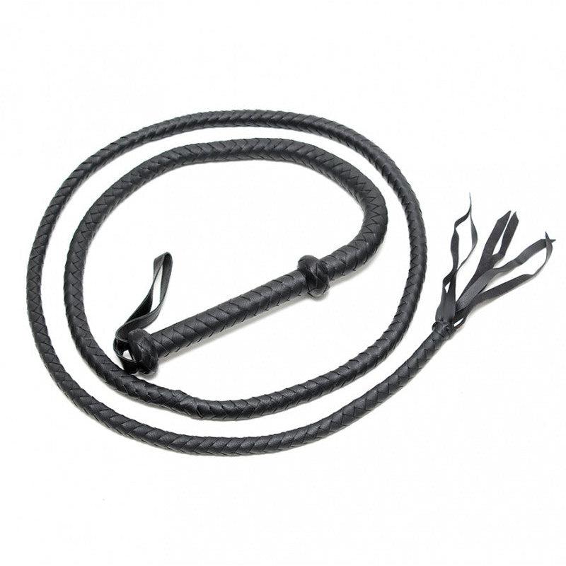 Rimba - Zweep - Bullwhip - 250 cm - Zwart
