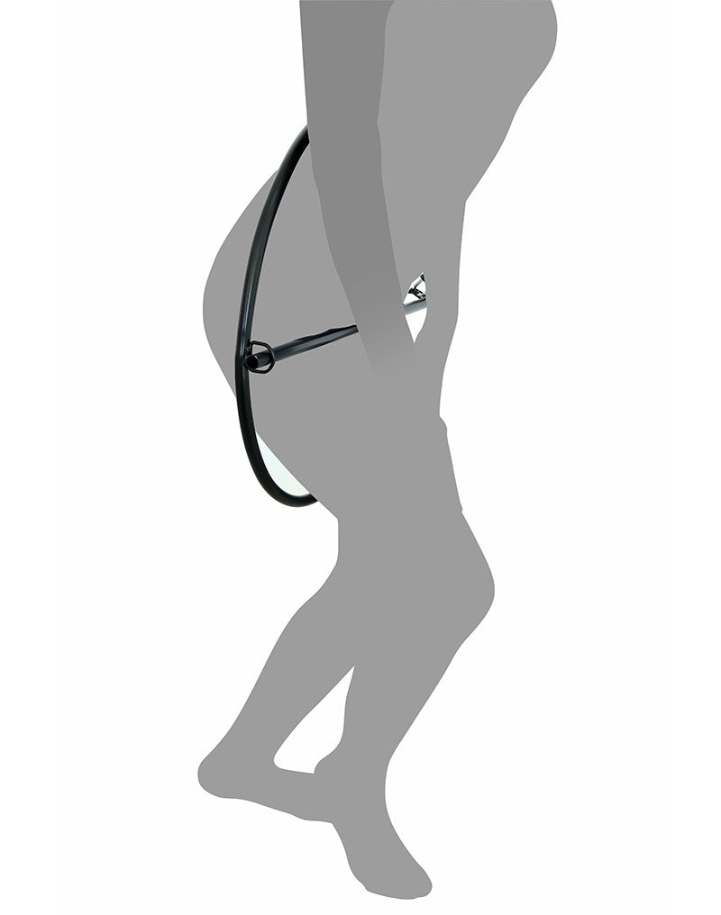 Rimba - Bondage Ring - Restraint Ring Met Leren Boeien En Hangslot