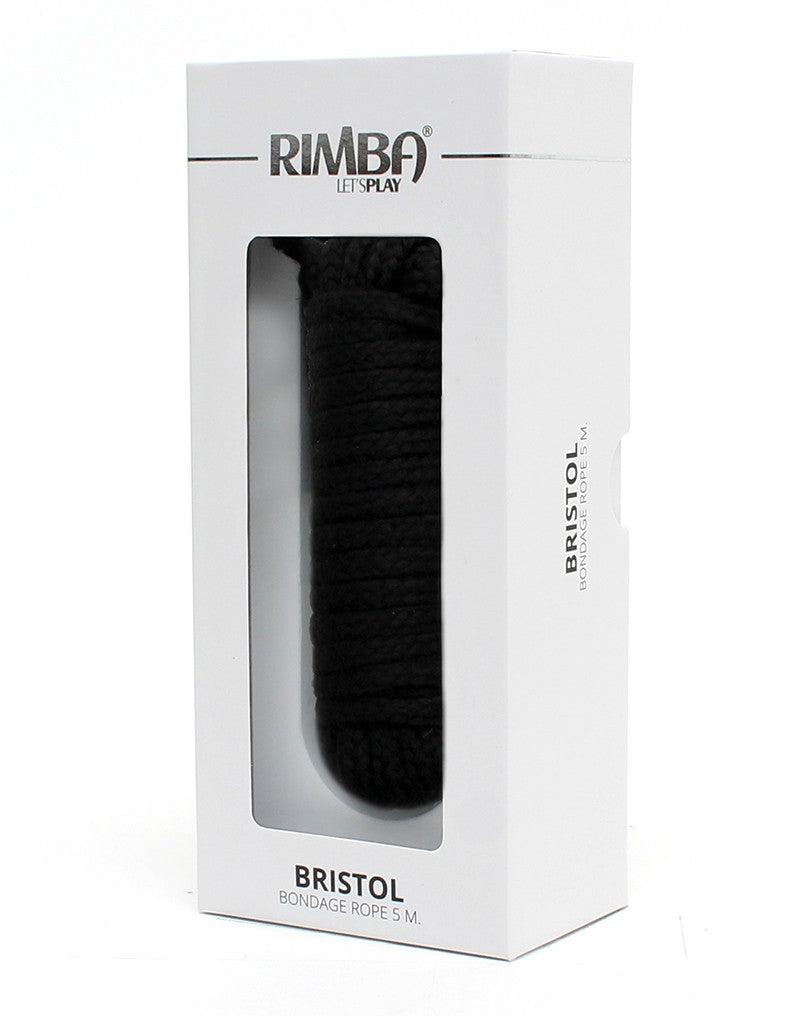 Rimba - Bristol - Bondagetouw Katoen - 5 Meter - Zwart