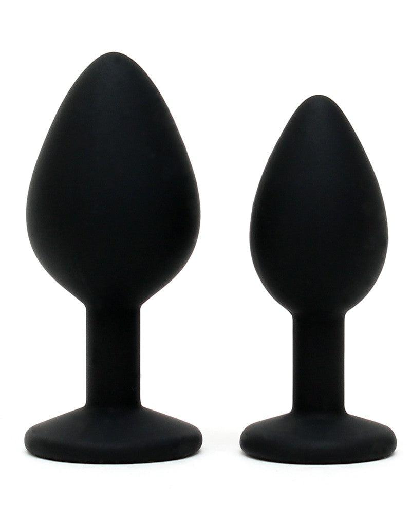 Rimba - Buttplug Duo Set Siliconen Met Kristal