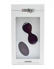 Rimba - Cannes - Oplaadbare Vagina Balletjes met Afstandsbediening - Paars