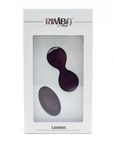 Rimba - Cannes - Oplaadbare Vagina Balletjes met Afstandsbediening - Paars