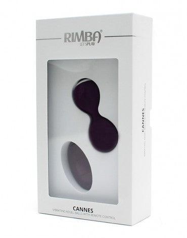Rimba - Cannes - Oplaadbare Vagina Balletjes met Afstandsbediening - Paars
