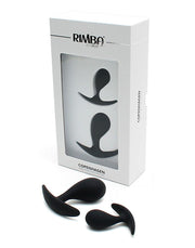 Rimba - Copenhagen - Anaal plugs - Set Van 2 buttplugs - Zwart