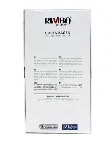 Rimba - Copenhagen - Anatomisch Gevormde Anaalpluggen - Siliconen - Paars
