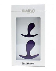 Rimba - Copenhagen - Anatomisch Gevormde Anaalpluggen - Siliconen - Paars