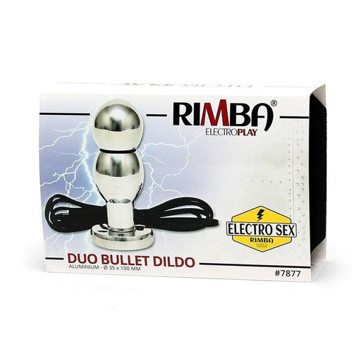 Rimba Electro Sex - Buttplug voor Electro Stimulatie - Bipolaire dildo - Diameter 35 mm - Lengte 10 cm
