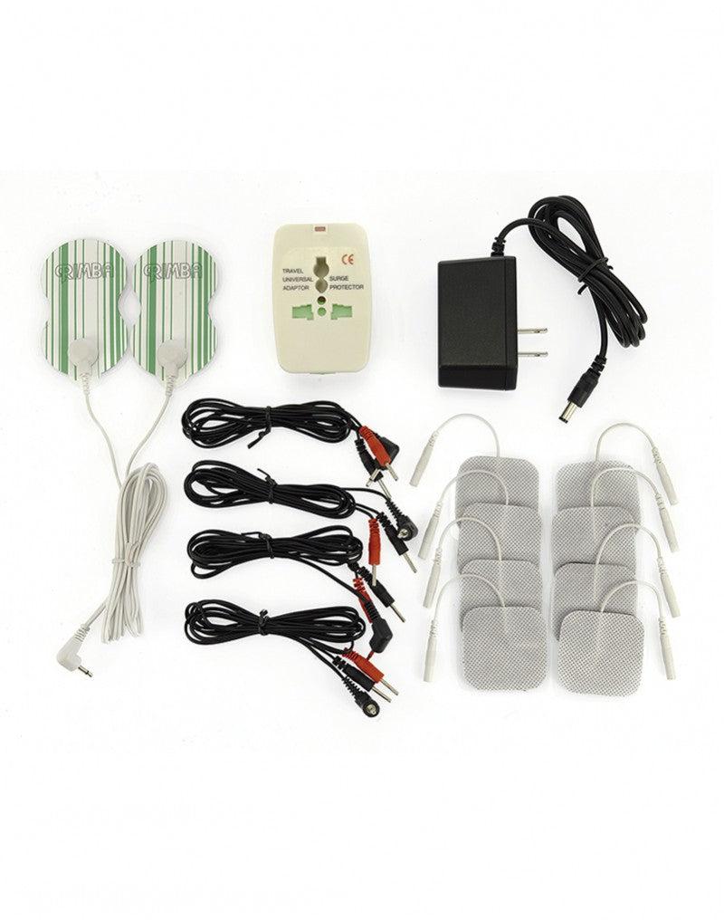 Rimba Electro Sex - Electronische Erotische Stimulatie - 4 Kanaals Electro Sex Power Box Set Met LCD Display
