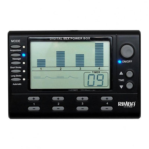 Rimba Electro Sex - Electronische Erotische Stimulatie - 4 Kanaals Electro Sex Power Box Set Met LCD Display
