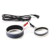 Rimba Electro Sex - Siliconen Cock Ringen Set Plat Model uni-polair - 2 Stuks
