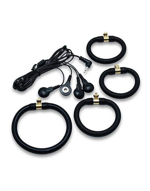 Rimba Electro Sex - Siliconen Cockringen Set - 4 Stuks