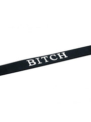 Rimba - Halsband - Collar Met Tekst - BITCH - Siliconen