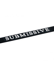 Rimba - Halsband - Collar Met Tekst - Submissive - Verstelbaar - Siliconen