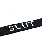 Rimba - Halsband - Collar Met Tekst - SLUT - Siliconen - Collar
