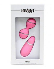 Rimba - Ibiza Vibrator Set - clitoris Vibrator En Vibrerend Eitje Met remote Control - Roze