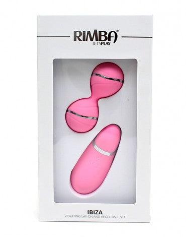 Rimba - Ibiza Vibrator Set - clitoris Vibrator En Vibrerend Eitje Met remote Control - Roze