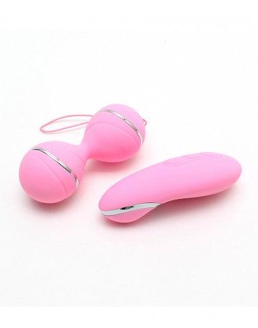 Rimba - Ibiza Vibrator Set - clitoris Vibrator En Vibrerend Eitje Met remote Control - Roze