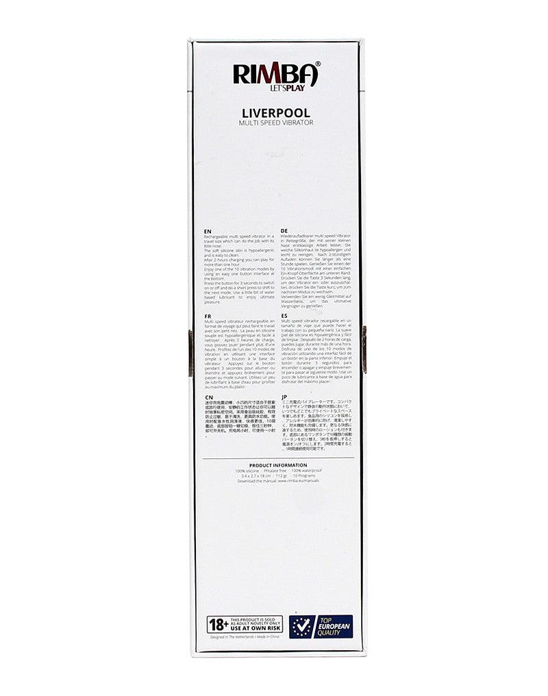 Rimba - Liverpool - Nose Job Vibrator - Zwart