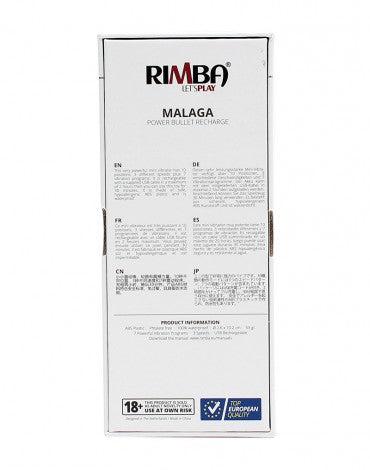 Rimba - Malaga - Bullet Vibrator - Krachtige Mini Vibrator - Zwart