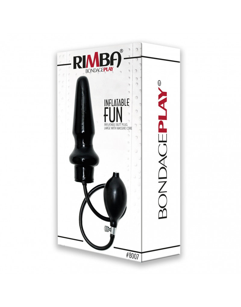 Rimba - Opblaasbare Buttplug - Groot - Met Massieve Kern