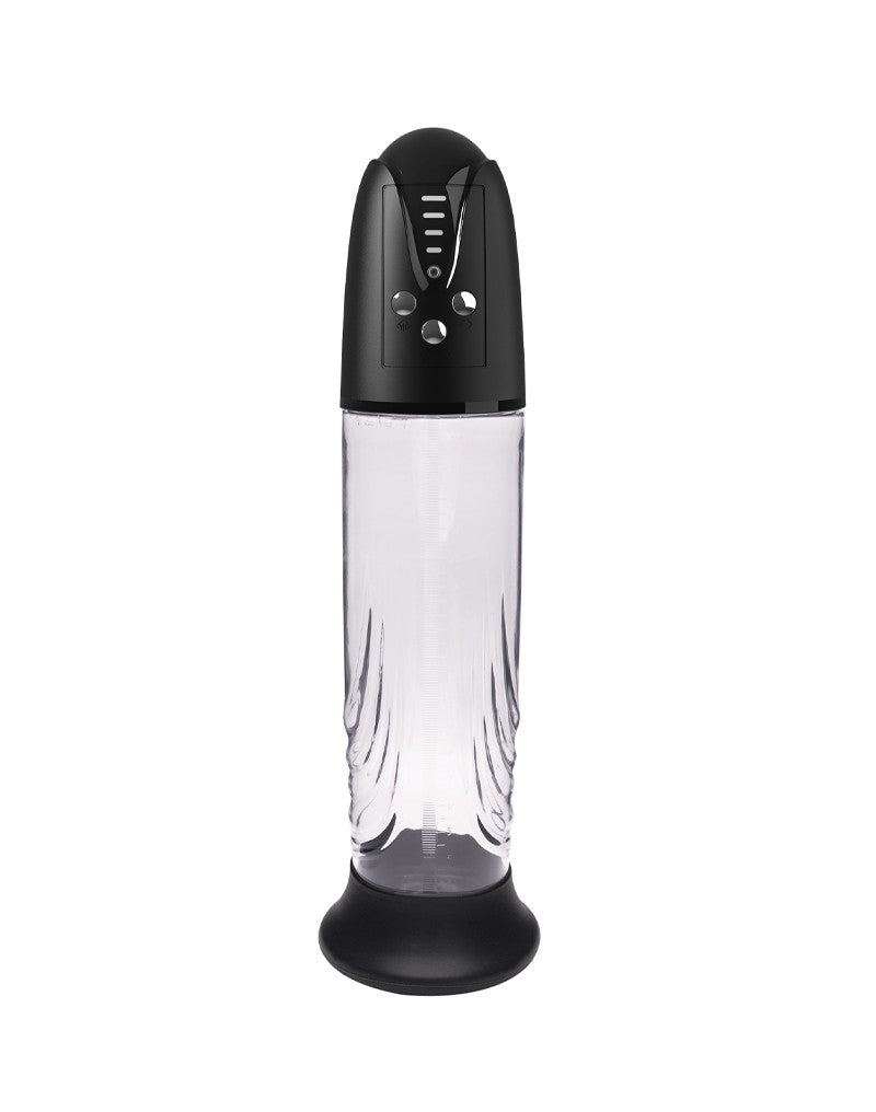 Rimba - P Pump PP05 - Elektronische Penispomp met Vagina Sleeve - Zwart