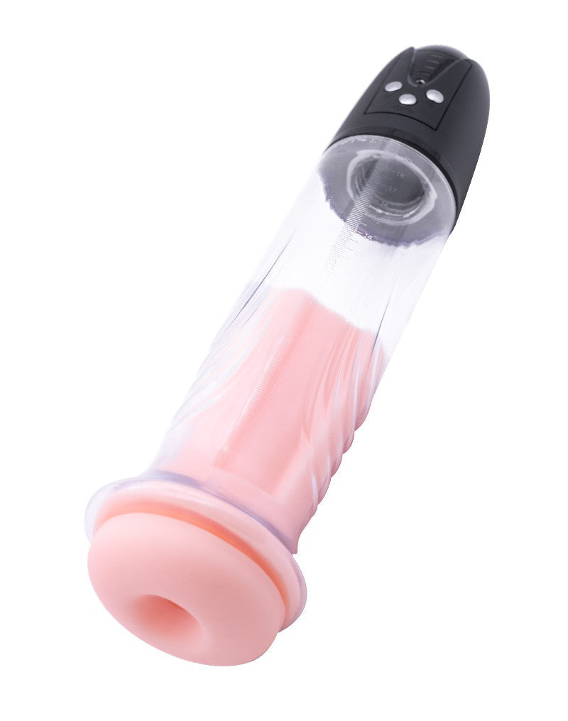 Rimba - P Pump PP05 - Elektronische Penispomp met Vagina Sleeve - Zwart