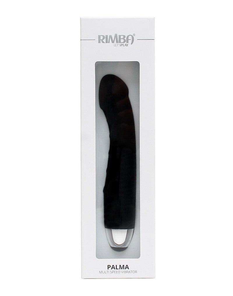 Rimba Palma Semi-Realistische Vibrator 18 cm – Zwart