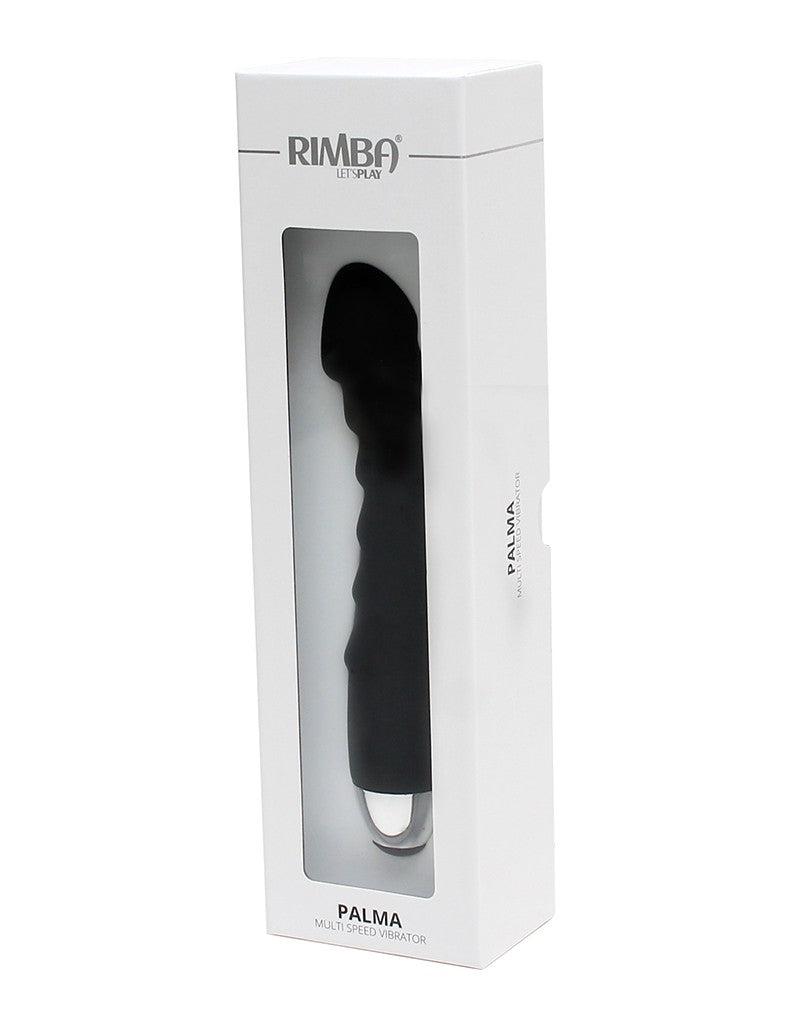 Rimba Palma Semi-Realistische Vibrator 18 cm – Zwart