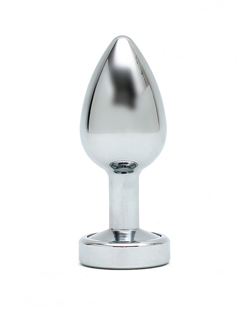 Rimba - RVS Buttplug Met LED-Verlichting Pisa - Zilver