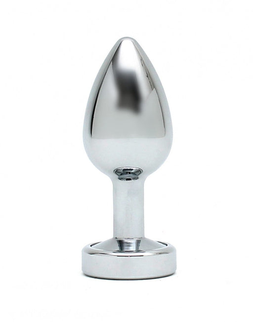 Rimba - RVS Buttplug Met LED-Verlichting Pisa - Zilver