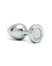Rimba - RVS Buttplug Met LED-Verlichting Pisa - Zilver