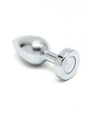 Rimba - RVS Buttplug Met LED-Verlichting Pisa - Zilver