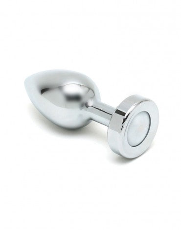 Rimba - RVS Buttplug Met LED-Verlichting Pisa - Zilver