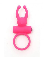 Rimba - Rome - Vibrerende Cockring Met clitoris stimulatie - Roze