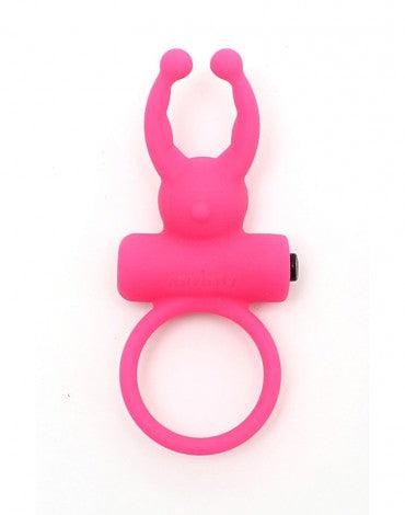 Rimba - Rome - Vibrerende Cockring Met clitoris stimulatie - Roze