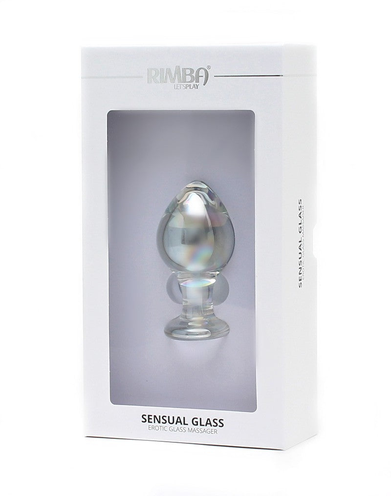Rimba - Sensual Glass - Glazen Buttplug Zelda - Transparant